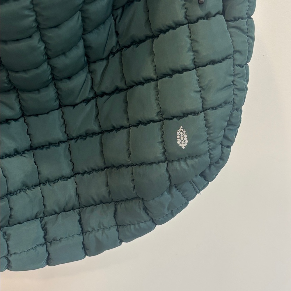 Free People Quilted Carryall - Evergreen - Picture 6 of 8